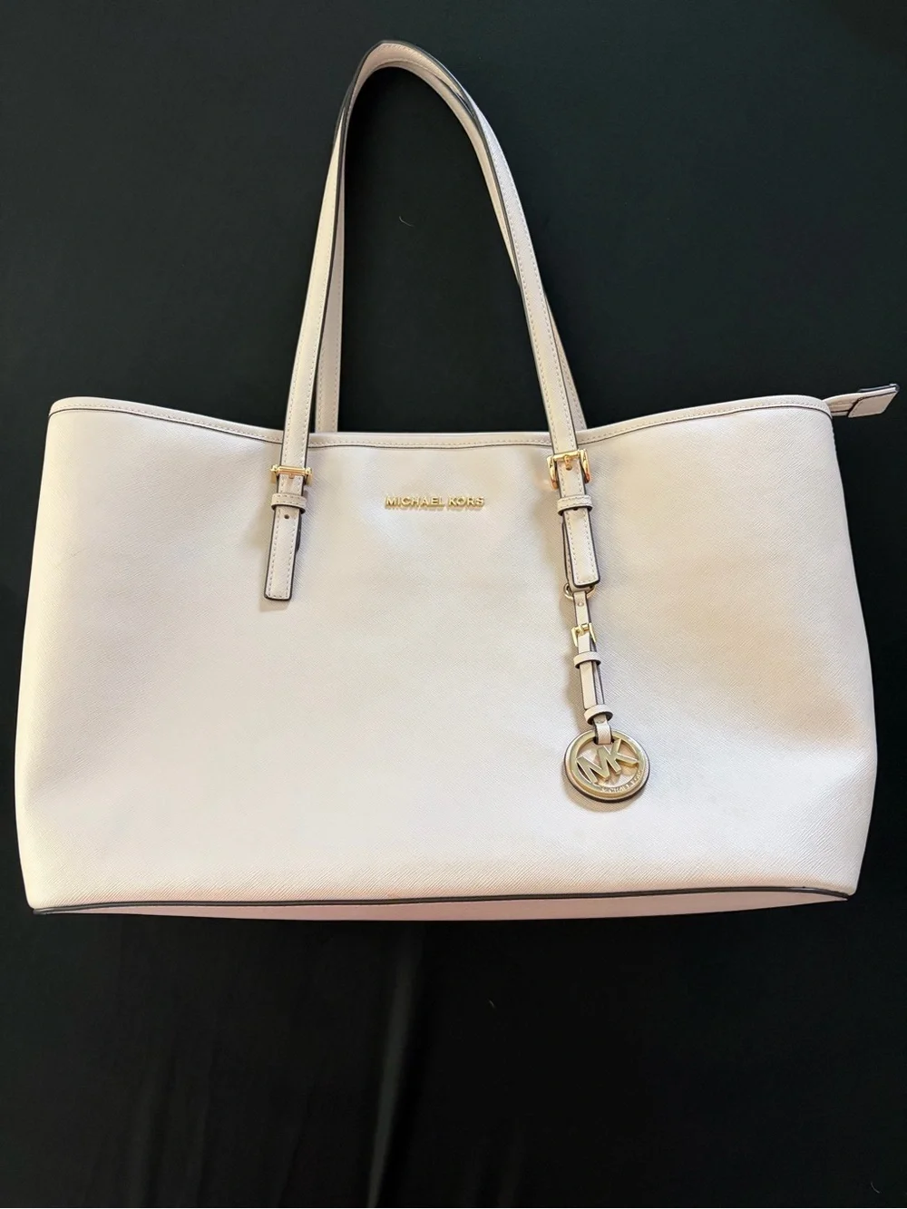 Medium Michael Kors Jet Set Travel Tote Leather Blush NWT